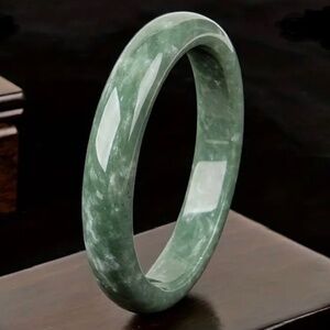 NWT BUDDA STONES NATURAL GREEN JUDE FORTUNE BLESSING BANGLE UNISEX BRACELET